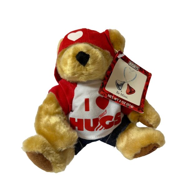 Hershey Other - Hershey Kisses I Love Hugs6" Seated Plush Bear  Chocolate Not Included